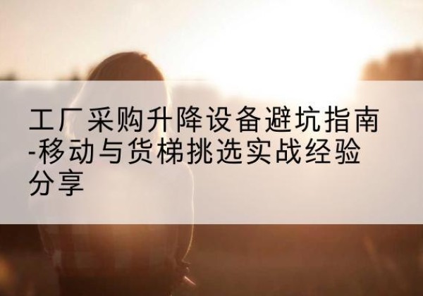 当雄移动式升降机怎么选-工厂采购升降设备避坑指南-移动与货梯挑选实战经验分享
